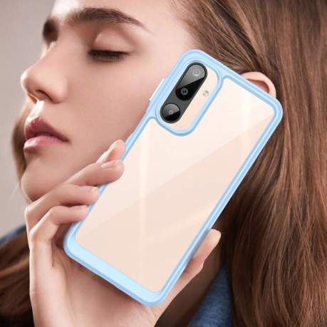 Противоударный чохол Colorful Acrylic Series для Samsung Galaxy M16 5G - синий