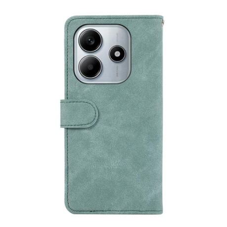 Чехол-книжка ABEEL Color Block Magnetic RFID Leather на  Xiaomi Redmi Note 14 4G 164.48mm - зеленый