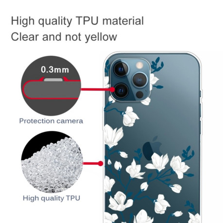 Чехол Painted Pattern для iPhone 13 Pro - Magnolia