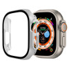 Накладка с защитным стеклом на Apple Watch Ultra 49mm - серебристый