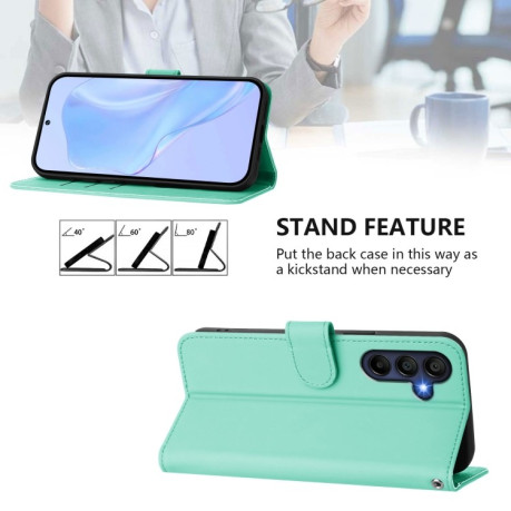 Чехол-книжка Skin Feel S-type для Samsung Galaxy A26 5G - зеленый