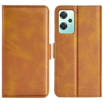 Чохол-книжка Dual-side Magnetic Buckle для OnePlus Nord CE 2 Lite - жовтий