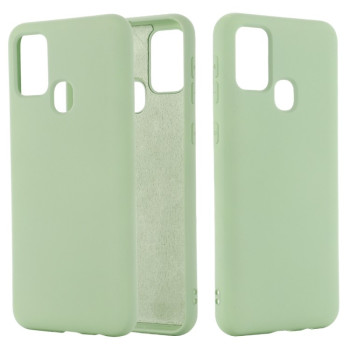 Силіконовий чохол Solid Color Liquid Silicone Samsung Galaxy M31 - зелений