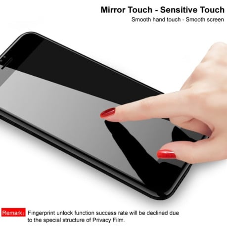 Захисне скло IMAK HD Anti-spy для Samsung Galaxy S24+ 5G - чорне