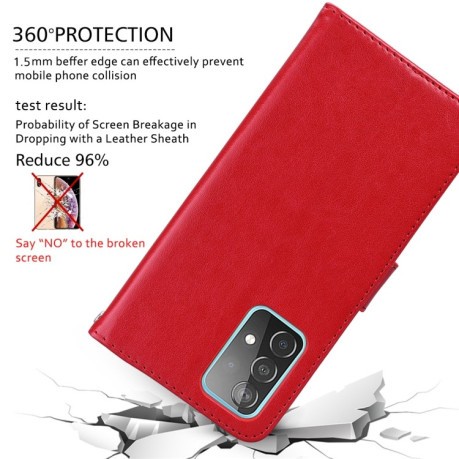 Чохол-книжка Rose Embossed Samsung Galaxy A04s/A13 5G - червоний