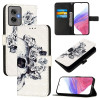 Чохол-книжка 3D Painting для Motorola Moto G55 - Skull