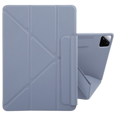 Чехол-книжка Fixed Buckle Magnetic Demation Leather  Xiaomi Pad 7 / 7 Pro - фиолетовый
