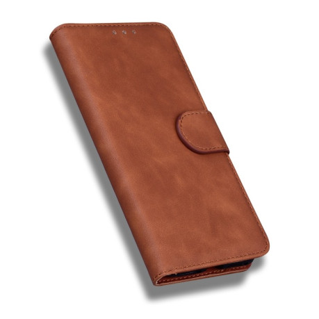 Чохол-книжка Skin Feel Pure Color для Samsung Galaxy A14 5G - коричневий