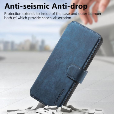 Чохол-книжка CaseNeo MagSafe RFID Anti-theft Retro Leather для Realme GT7 Pro - синій