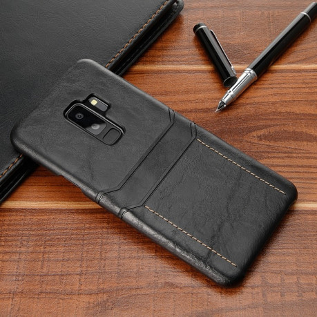 Чехол Calf Texture на Samsung Galaxy S9+Plus / G965 - черный
