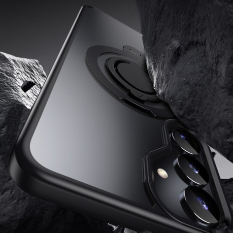 Протиударний чохол Frosted MagSafe with 360 Degree для Samsung Galaxy S25 - синій