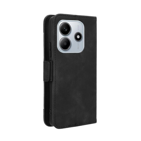 Чохол-книжка Skin Feel Calf на Xiaomi Redmi Note 14 4G Global - чорний