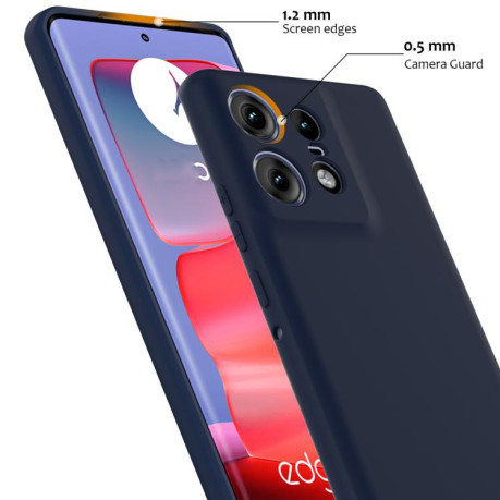Силіконовий чохол Shockproof Silicone Magsafe для Motorola Edge 50 Pro - синій
