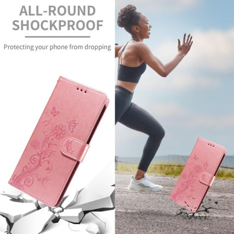 Чехол-книжка Embossed Butterfly для Xiaomi Redmi A5 4G 173.3mm - золото