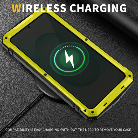 Противоударный чехол R-JUST Life Waterproof на Samsung Galaxy S26+ 5G — жёлтый