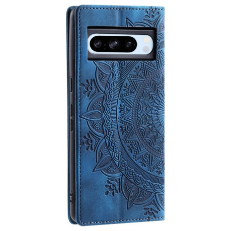 Чохол-книжка Totem Embossed Magnetic Leather для Google Pixel 8 Pro - синій