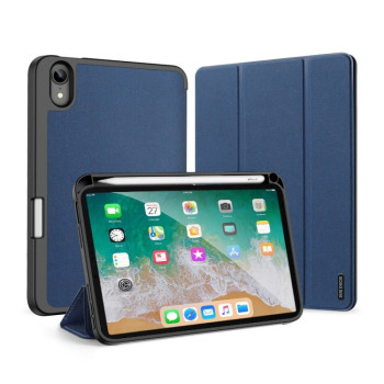 Протиударний чохол-книжка DUX DUCIS DOMO Series на iPad mini 7/ mini 6 - синій