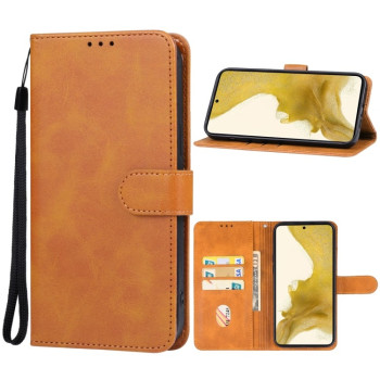 Чохол-книжка EsCase Leather для Samsung Galaxy S23 5G - коричневий