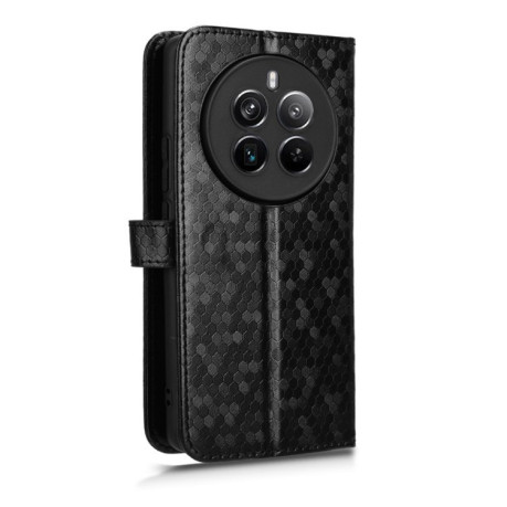 Чохол-книжка Honeycomb Dot для Realme 12 Pro / 12 Pro+ - чорний