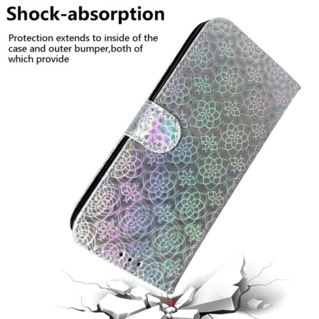 Чехол-книжка Solid Color Colorful на OPPO Reno13 Global - серебристый