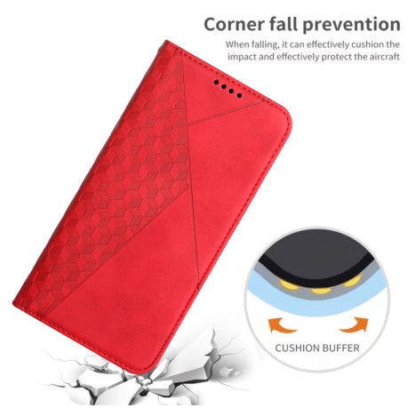 Чехол-книжка Rhombus Skin Feel для Samsung Galaxy A33 5G - красный