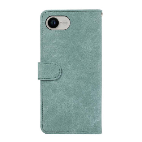 Чохол-книжка ABEEL Color Block Magnetic RFID Leather на iPhone 16e - зелений