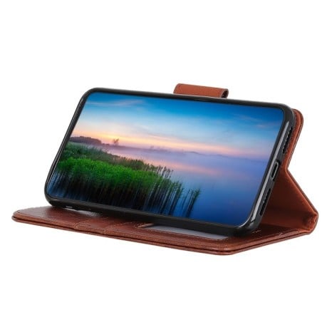 Чохол-книжка Nappa Texture Samsung Galaxy M13 4G - коричневий