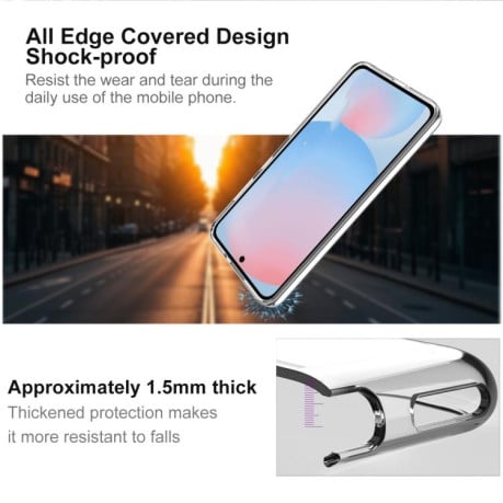 Силиконовый прозрачный чехол IMAK UX-5 Series на Samsung Galaxy S25 FE 5G