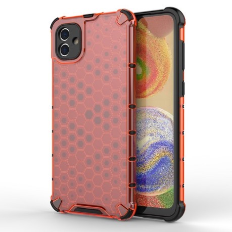 Протиударний чохол Honeycomb на Samsung Galaxy A04 4G - червоний