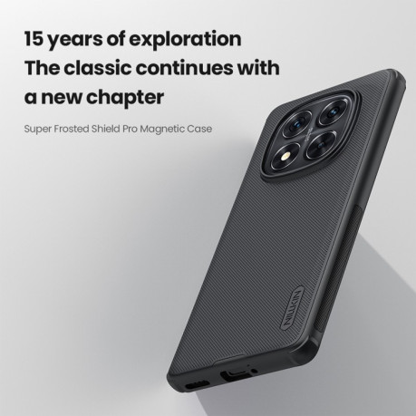 Противоударный чехол NILLKIN Frosted Shield Pro Magnetic Magsafe для Xiaomi Redmi Note 14 Pro+ 5G - черный