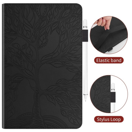 Чехол-книжка Tree Life Series Embossed Leather для Xiaomi Pad 7 / 7 Pro - черный