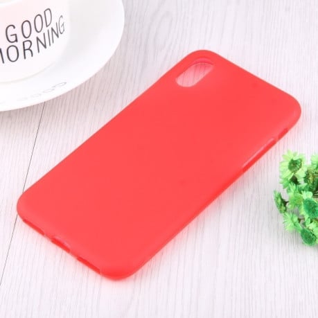 Чохол iPhone X/Xs Solid Color Frosted червоний