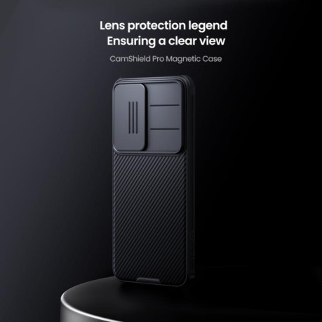 Ударозахисний чохол NILLKIN CamShield Pro для Samsung Galaxy S25+ 5G - чорний