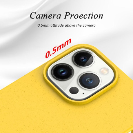 Противоударный чехол TPU Shockproof на iPhone 15 - желтый