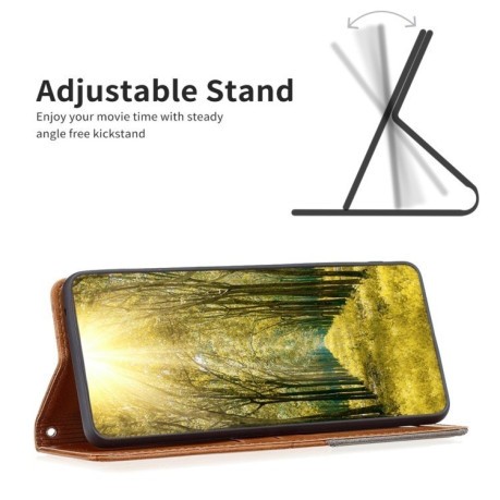 Чохол-книжка Rhombus Texture для Motorola Edge 50 Pro - жовтий