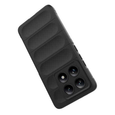 Силиконовый чехол Magic Flannel для Xiaomi 14T Pro 5G Global - темно-серый