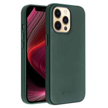 Кожаный чехол QIALINO Nappa Leather Case (with MagSafe Support) для iPhone 13 Pro Max - зеленый