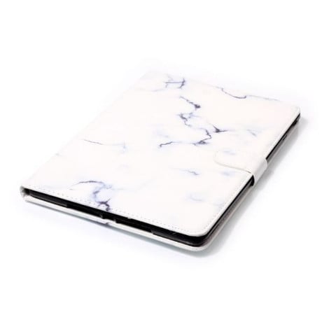 Кожаный Чехол Colored Painting Wallet белый Marble для iPad 9.7 2017/2018