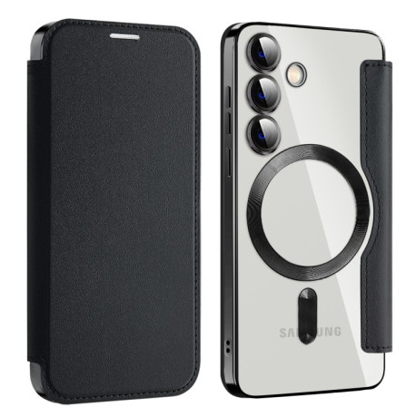 Чохол-книжка Shield MagSafe RFID Anti-theft Leather  для Samsung Galaxy S25+ 5G - чорний