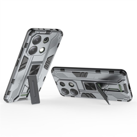 Противоударный чехол Supersonic для Redmi Note 13 4G - серый