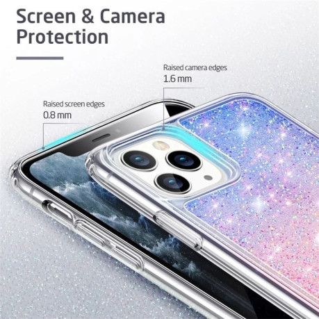 Ударозащитный чехол ESR Glamour Series Shinning Crystal на iPhone 11 Pro -серебристый