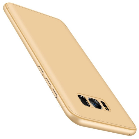 3D чехол GKK Three Stage Splicing Full Coverage Case на Samsung Galaxy S8 + / G9550-золотой