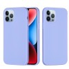 Силиконовый чехол Solid Color Liquid на iPhone 15 Pro Max - фиолетовый
