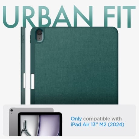 Оригинальный чехол Spigen Urban Fit для iPad Air 13 2024 - Green