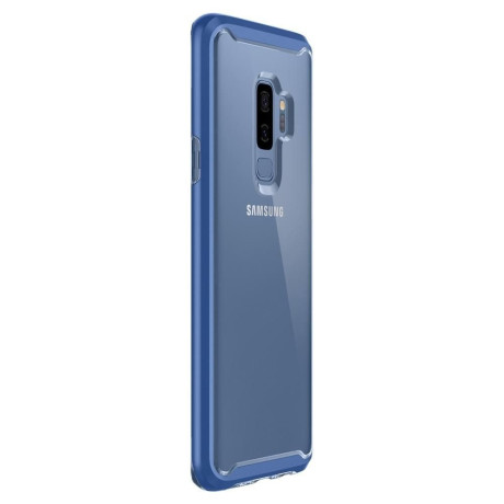 Оригинальный чехол Spigen Neo Hybrid Crystal Galaxy S9+ Plus Coral Blue