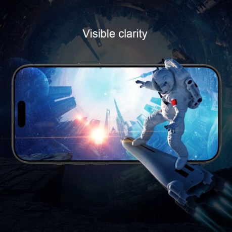 Защитное стекло Nillkin (CP+ max 3D) для iPhone 16 Pro - черное