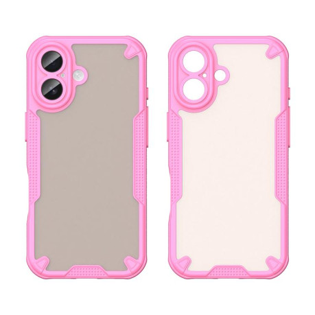 Противоударный чехол Armor Glaze PC Hybrid для iPhone 17 - розовый