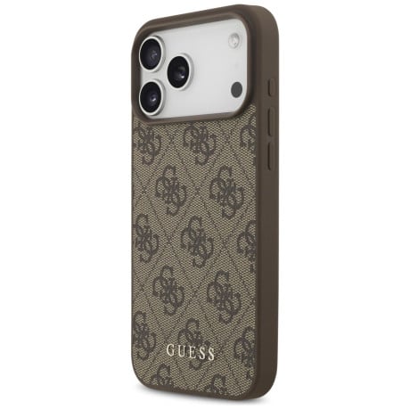 Оригинальный чехол Guess 4G Classic на iPhone 17 Pro Max - Brown