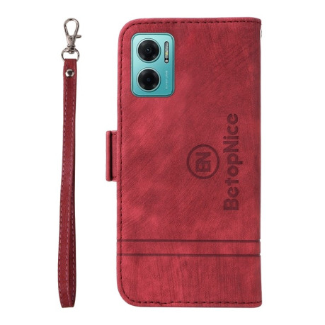 Чехол-книжка BETOPNICE для Xiaomi Redmi Note 11E/Redme 10 5G - красный