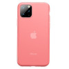 Чохол Baseus Jelly Liquid Silica Gel на iPhone 11 Pro -рожевий